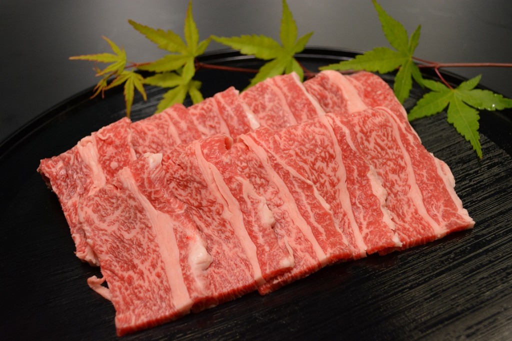 松阪牛　焼肉用のお肉　1050円/ｇ